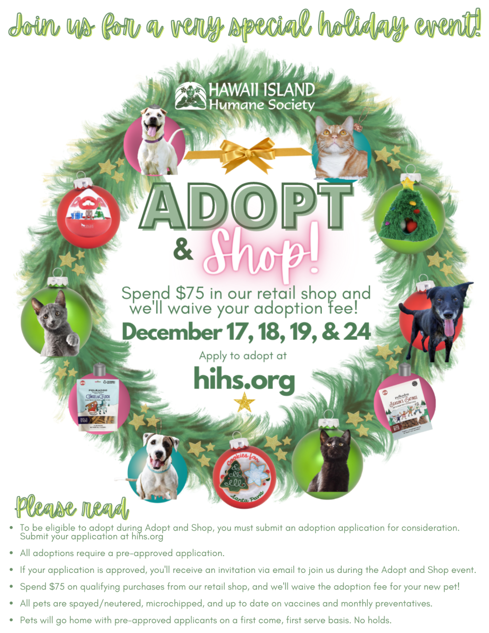 Adopt and Shop Flyer